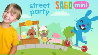 NEW! Sago Mini World - STREET PARTY | Lemonade Stand