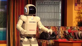 ASIMO Robot Presented by Honda at Disneyland, California