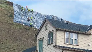 Crews scramble to halt growing slide threatening Point Richmond homes
