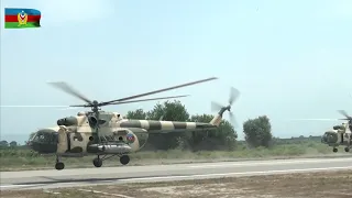 HHQ-nin helikopter bölmələri uçuş məşqləri keçirir