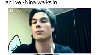 Nian Cutest Moments! Nina Dobrev and Ian Somerhalder - Delena