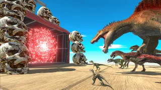 Dinosaurs Attack Infernal Region - Animal Revolt Battle Simulator