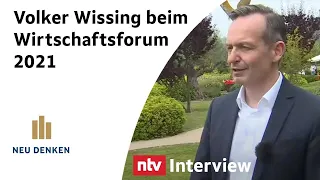 Interview NTV - Volker Wissing beim Wirtschaftsforum NEU DENKEN