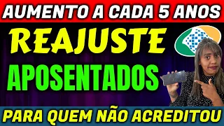 ✔️ GOVERNO QUER APROVAR! AUMENTO A CADA 5 ANOS + REAJUSTE APOSENTADORIA PL 4434