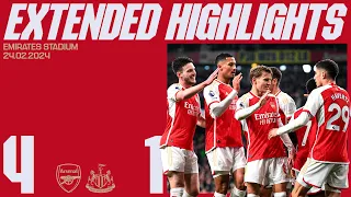 EXTENDED HIGHLIGHTS | Arsenal vs Newcastle United (4-1) | All goals, saves, skills & more!