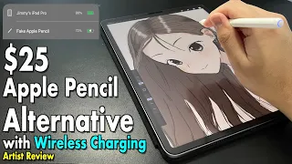 Apple Pencil Alternative | Procreate with Third Party Stylus | iPad Artist Drawing Review