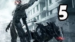 ✪ Metal Gear Rising Revengeance - Walkthrough Part 5 (No Commentary HD) HOSTILE TAKEOVER