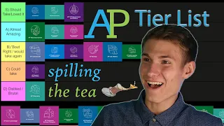AP Tier List 2021! Valedictorian spills the tea!