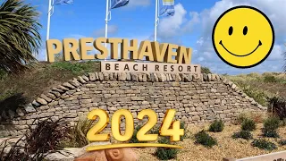 Haven Presthaven Sands Holiday Park 2024 Full Park  walk  #haven #havenholidays