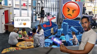SPYING ON MY GIRLFRIEND IN PUBLIC!!! AT KIDS MUSEUM 👀