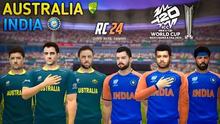 T20 WC 2024 🏆 in Quick Play RC 24 || IND vs AUS || Playing With Official Jersey 🔥