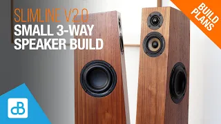 Building a High End Small 3-Way Stereo Tower Speaker V2.0 - by SoundBlab