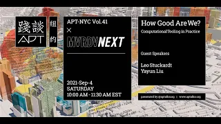 APT NYC Vol.41 x MVRDV NEXT