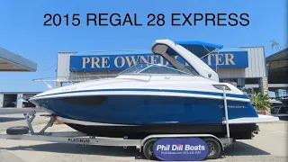 Walk Around 2015 Regal 28 Express *PreOwned*