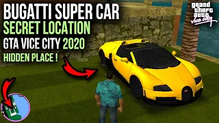 Secret Bugatti Veyron Super Car Location in GTA Vice City 2020 | Hidden Place | zengta | Gamingxpro