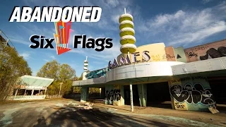 Exploring an Abandoned Theme Park: Six Flags New Orleans 🎢 Part 2