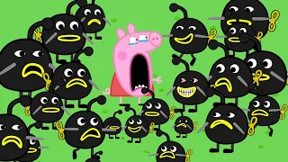 100001 Bomber B Every Where - Peppa Funny Animation