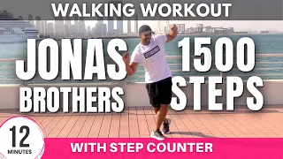 Jonas Brothers Walking Workout Dance | 1500 steps in 12 minutes