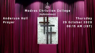 Anderson Hall Prayer | Thursday, 29 October 2020