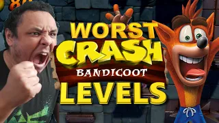 Top 10 Worst Crash Bandicoot levels | WhyVideoGames