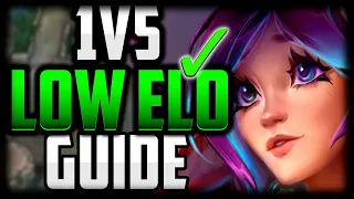 HOW TO CARRY YOURSELF OUT OF LOW ELO WITH LILLIA! | Lillia 1v5 Guide Season 13 League of Legends