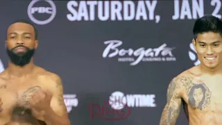 Gary Russell Jr. does NOT make weight (just yet) but Mark Magsayo does