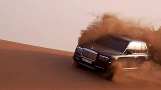 2021 RollsRoyce Cullinan in the Desert  OffRoad in Luxury SUV 1080p