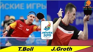 Timo Boll - Jonathan Groth II European Games ,Minsk 2019 II Final