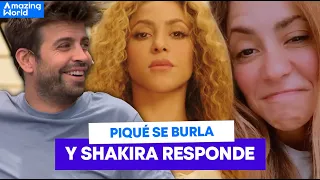 "Puedo volar": Piqué reacciona con burlas al escuchar canción de Shakira. Shakira responde con todo.