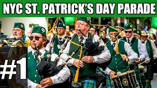 NYC ST. PATRICK’S DAY PARADE live 🇮🇪 Saint Patrick's Day Parade New York City ☘
