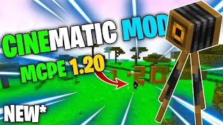 🔥 Make Epic Cinematic Shot In Minecraft Pocket Edition 1.20 || How to make cinematic in mcpe 1.20