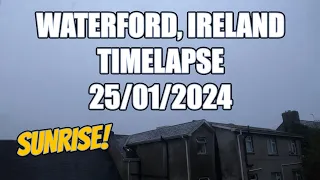 Timelapse: Waterford, Ireland - 25/01/2024