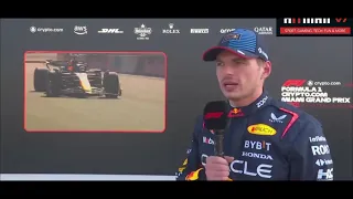 Max Verstappen post sprint qualification interview | 2024 Miami Grand Prix