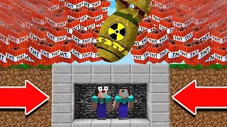 EXTREME TNT NUKE VS. MINECRAFT BUNKER!