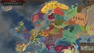 Europa Universalis 4 AI Timelapse - Extended Timeline Mod 867-2200