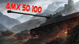 World of tanks blitz / Обзор на танк AMX 50 100