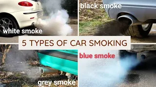 5 types of car exhaust smoke | car silencer somke  which dangerous somke urdu smoking explains full