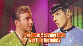 highly suspicious Bones/Spock/Kirk moments (original Star Trek)