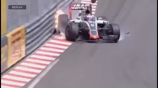 Формула 1 - интересные аварии.