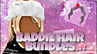 5+  ROGANGSTER/BADDIE HAIR COMBOS IDEAS (ROBLOX)