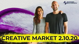 Выступление Антона Антонова и Арины Даниловой на Creative Market 2020