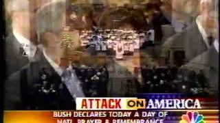 NBC- National Prayer Service Footage 9-14-01