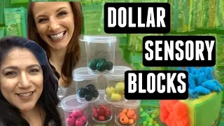 Dollar SENSORY BLOCKS - Baby & Toddler