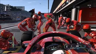 F1 2018 - Hockenheimring - PIT Stop Gameplay (PC HD) [1080p60FPS]