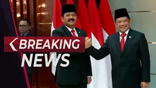 BREAKING NEWS - Sertijab Plt Tito Karnavian kepada Menko Polhukam Hadi Tjahjanto di Kemenko Polhukam