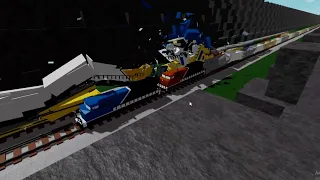 ROBLOX Mountain Pass Train Crash