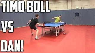 Timo Boll vs TableTennisDaily's Dan!