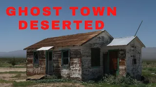 Creepy ghost town find, abandoned compound.