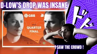 BEATBOX REACTION | Mo' REACT to D-LOW vs COLAPS | Grand Beatbox Battle 2019 | 1/4 Final