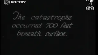 GERMANY: Alsdorf mining disaster (1930)